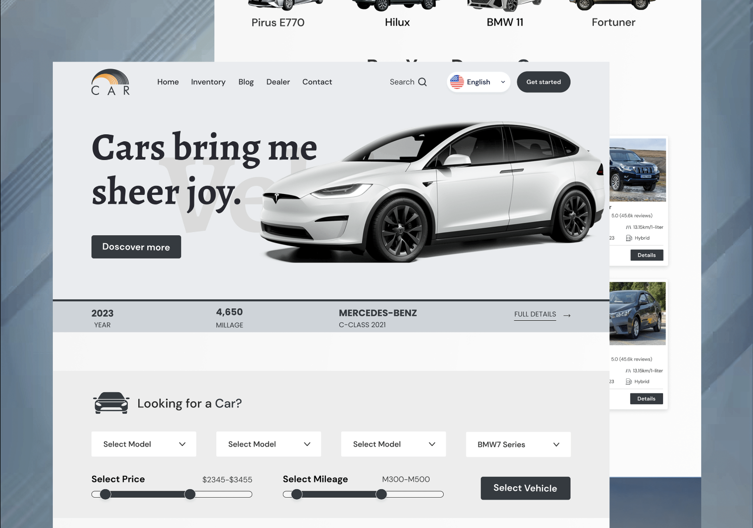 Phân loại website ô tô