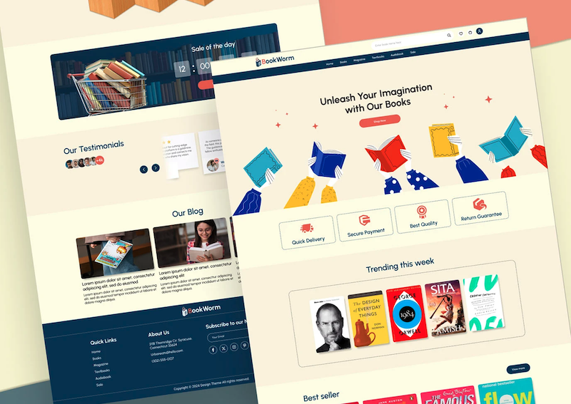 Thiết kế website bán sách trực tuyến